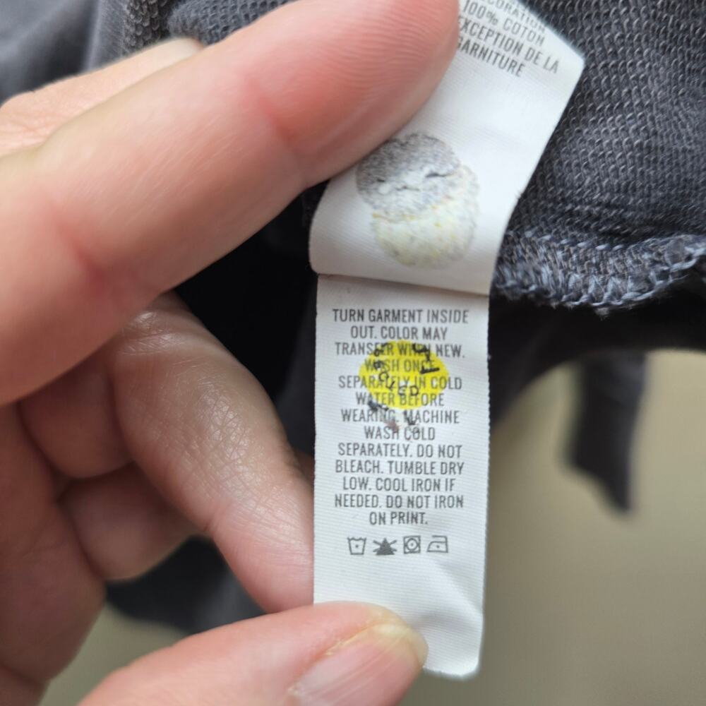 Aerie Crewneck Cotton Oversized Sweatshirt Pullover Athleisure Gray Size Medium - Picture 5 of 5